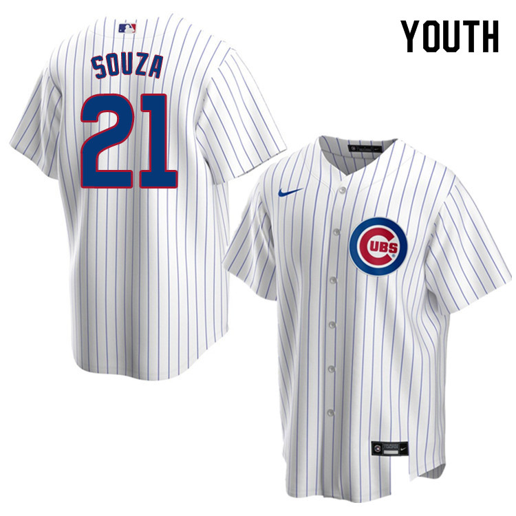 Nike Youth #21 Steven Souza Chicago Cubs Baseball Jerseys Sale-White